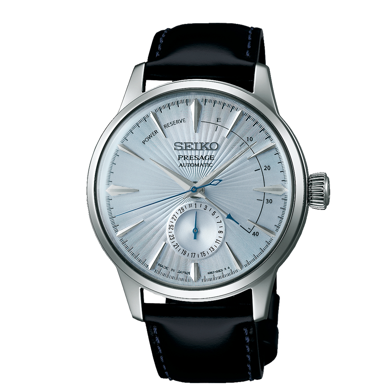 Seiko Presage - Automatisch staal heren Cal: 4R57-00E0 met Gangreserve wijzer & Datum subdial