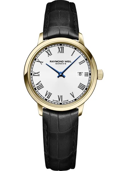 Dit Raymond Weil dameshorloge uit de Toccata serie  is uitgerust met een quartz uurwerk, een roestvrijstalen kast van 29 mm en een datumvenster op 3 uur.
De specificaties zijn als volgt:
Kastmaat: 29.00
Waterdichtheid: 5 ATM / 50 Meter
Dit horloge heeft de volgende functies/eigenschappen:
Datumaanduiding