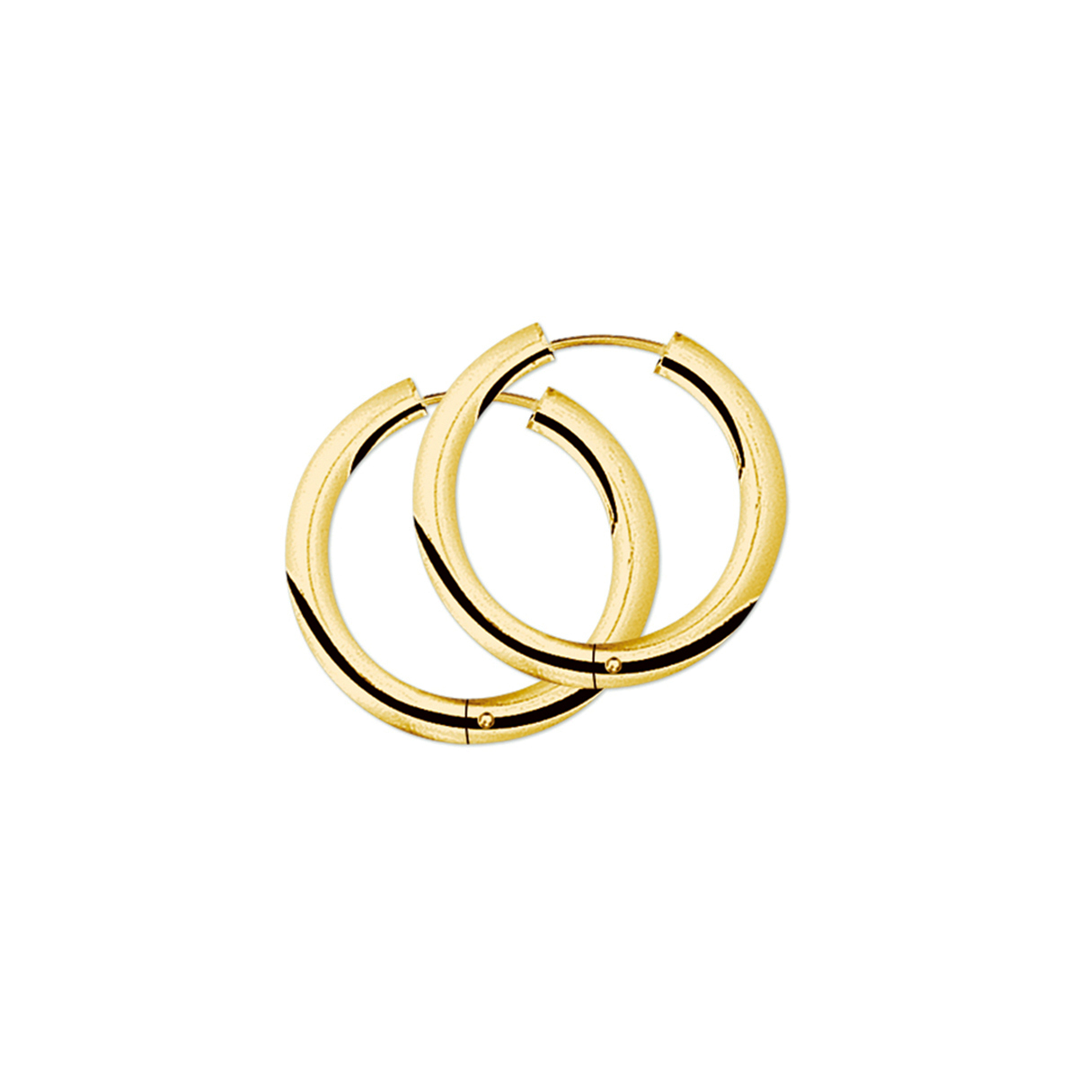 Klap creool dames. 3mm breed. Diameter 21mm.