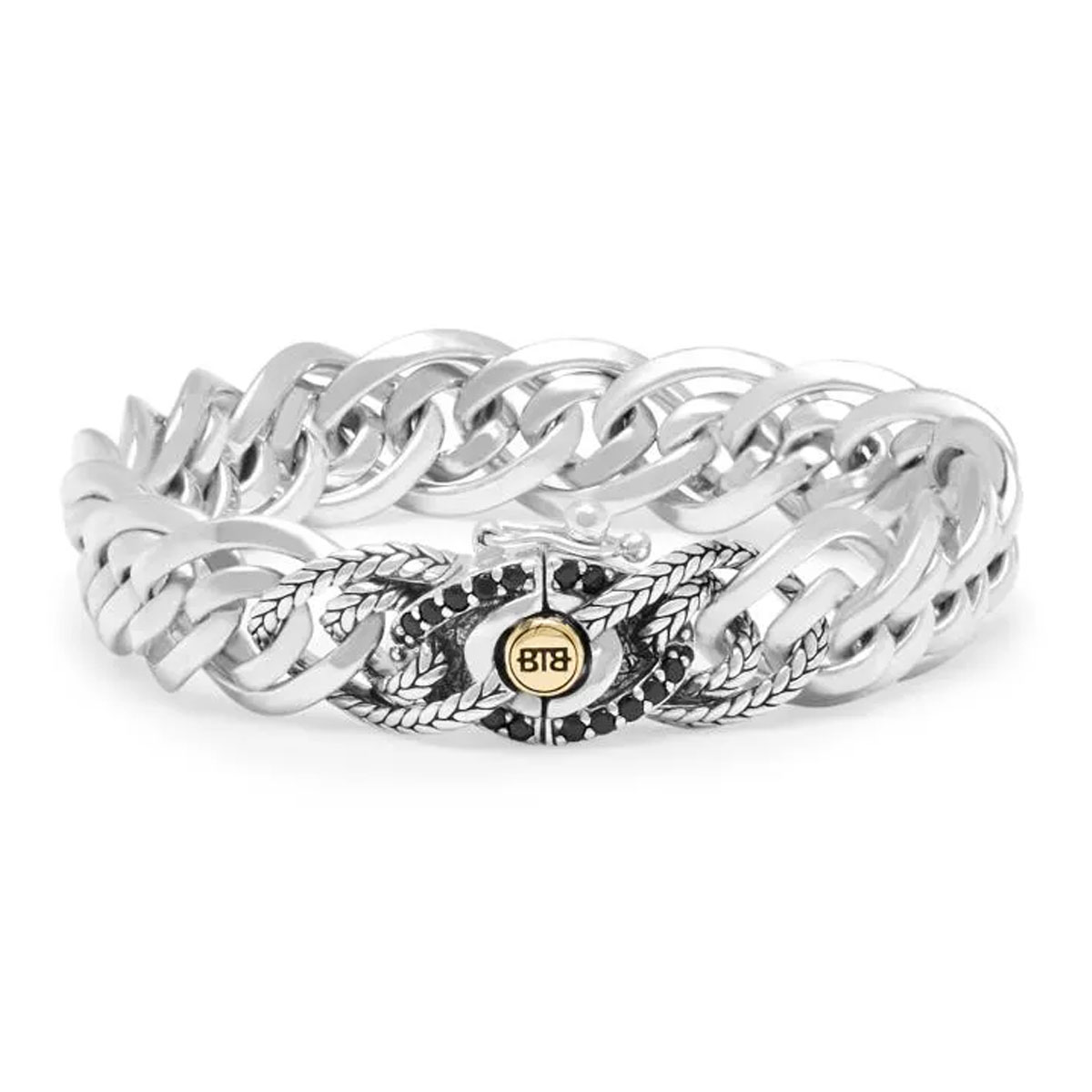 Buddha to Buddha - Nathalie XS Limited Edition Black Spinel Limited Edition met 14kt geelgoud, J850 C+ maat: 17cm  - 001K018500111
