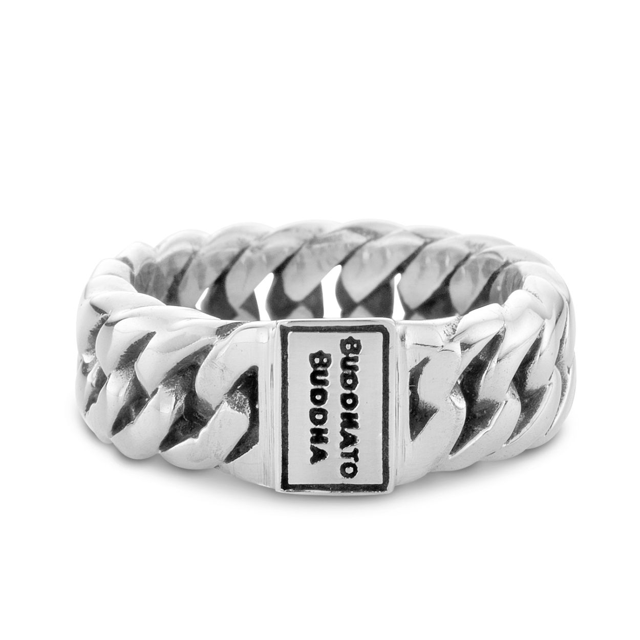 Buddha to Buddha - Chain Small Ring Silver, Zilver 541 maat 21 - 001J025410121