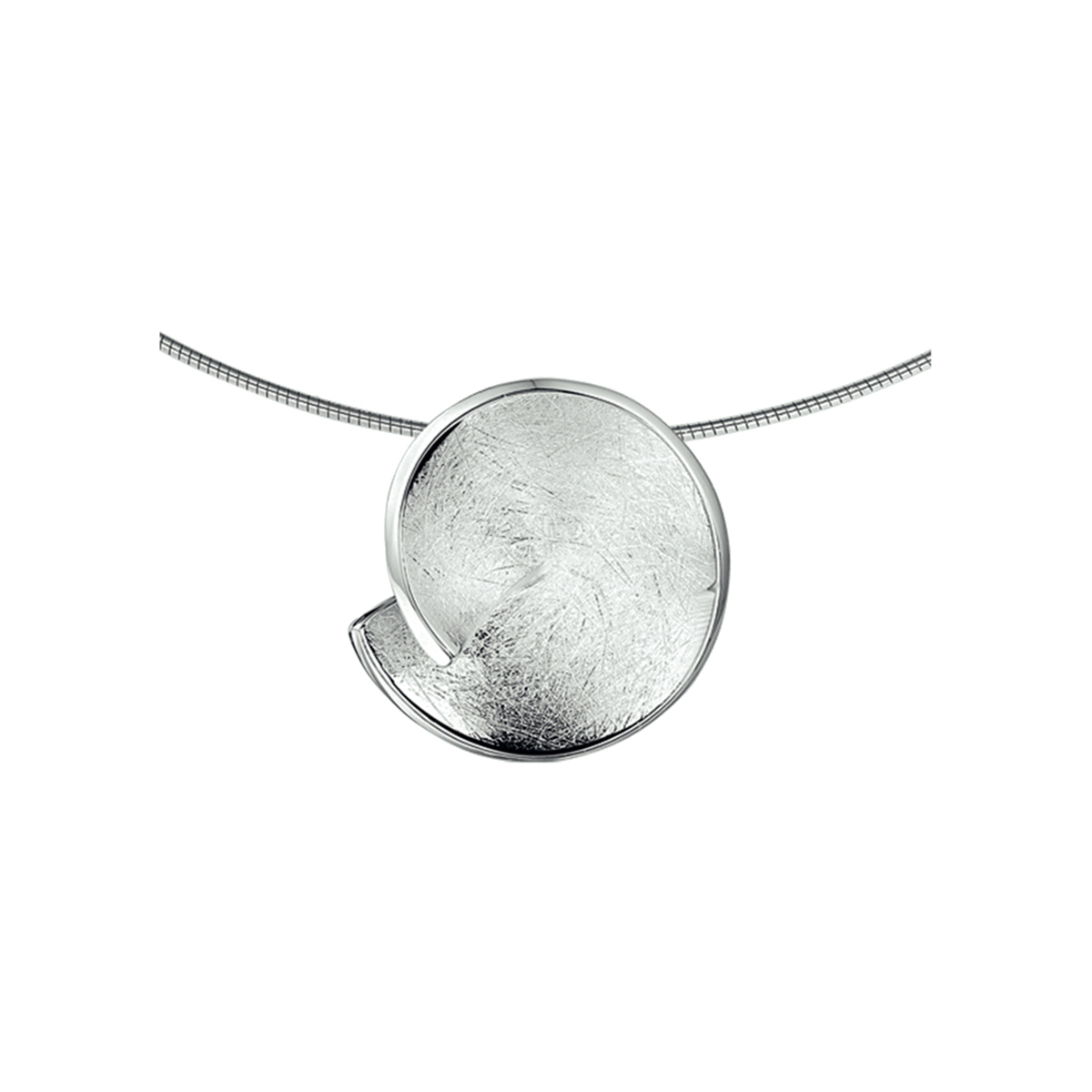  Gerhodineerd zilveren collier met een poli en gescratchte afwerking.
Verpakt per: 1
Doelgroep: dames
Breedte: 21 mm
Kortste lengte: 42 mm
Langste lengte: 45 mm