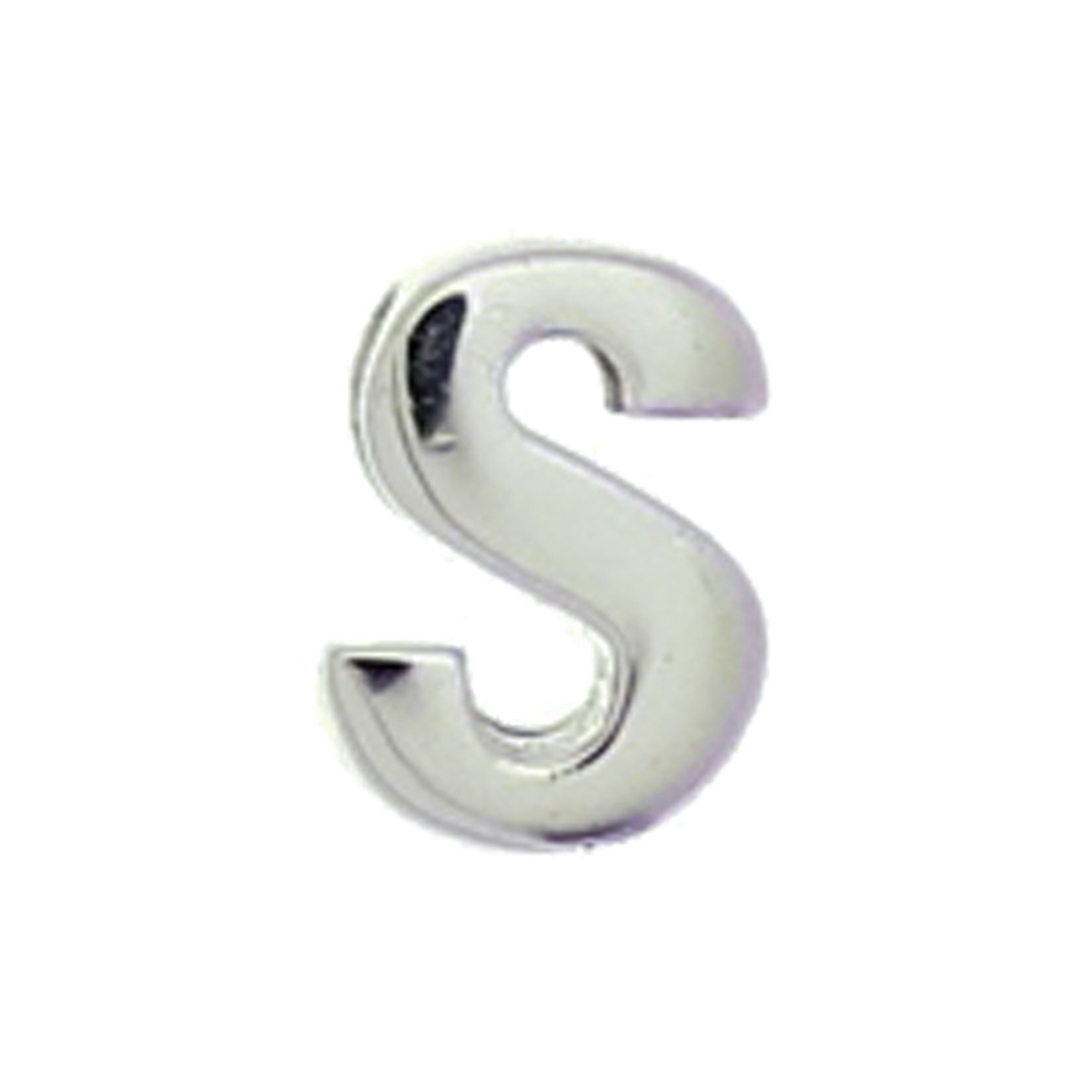 Zilveren Hanger-Bedel Letter S