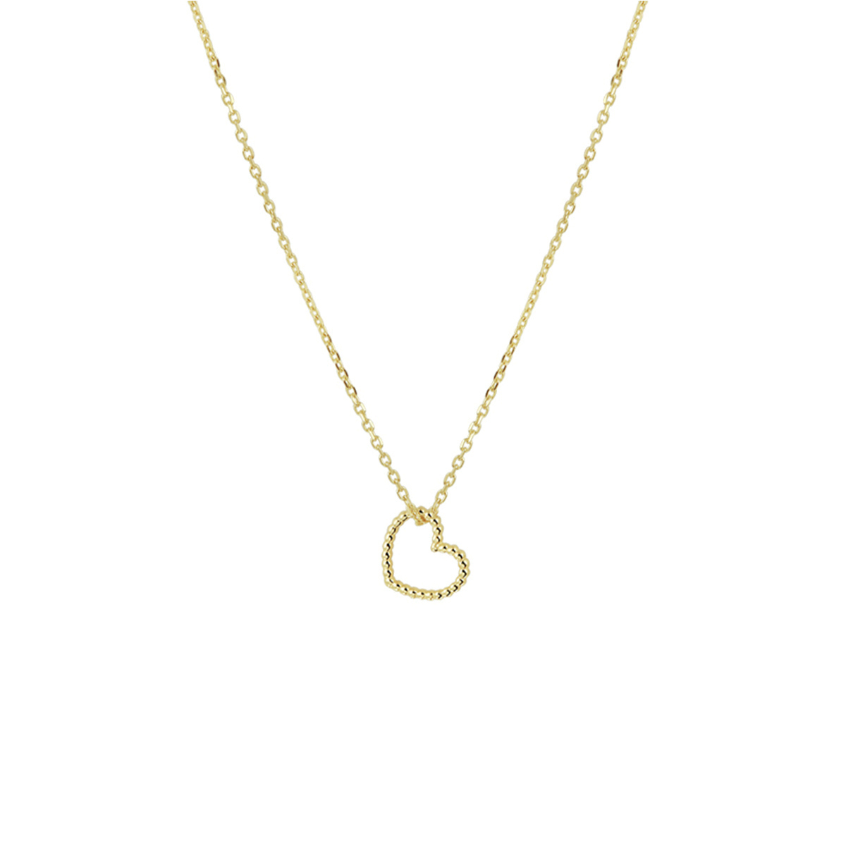 Beschrijving: Geelgouden anker collier met een hart hanger met een breedte van 0.8mm en draaglengtes van 40 42 en 44 cm. Het hart heeft een afmeting van 6.5x7.5mm. Dit collier met hanger is te combineren met bijpassende sieraden uit onze collectie. Tip: Leuk om kado te geven aan je geliefde of dierbare! Zeg het met een hart!