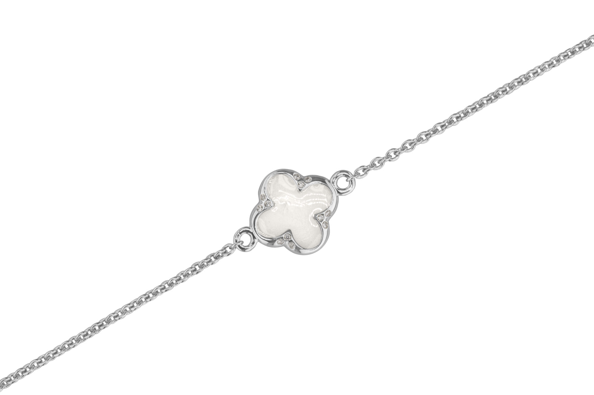 CLOVER BRACELET
Kleur vulling te kiezen
Ideaal voor Assen, haren, moedermelk, zand,...
Verkrijgbaar in zilver of goud.