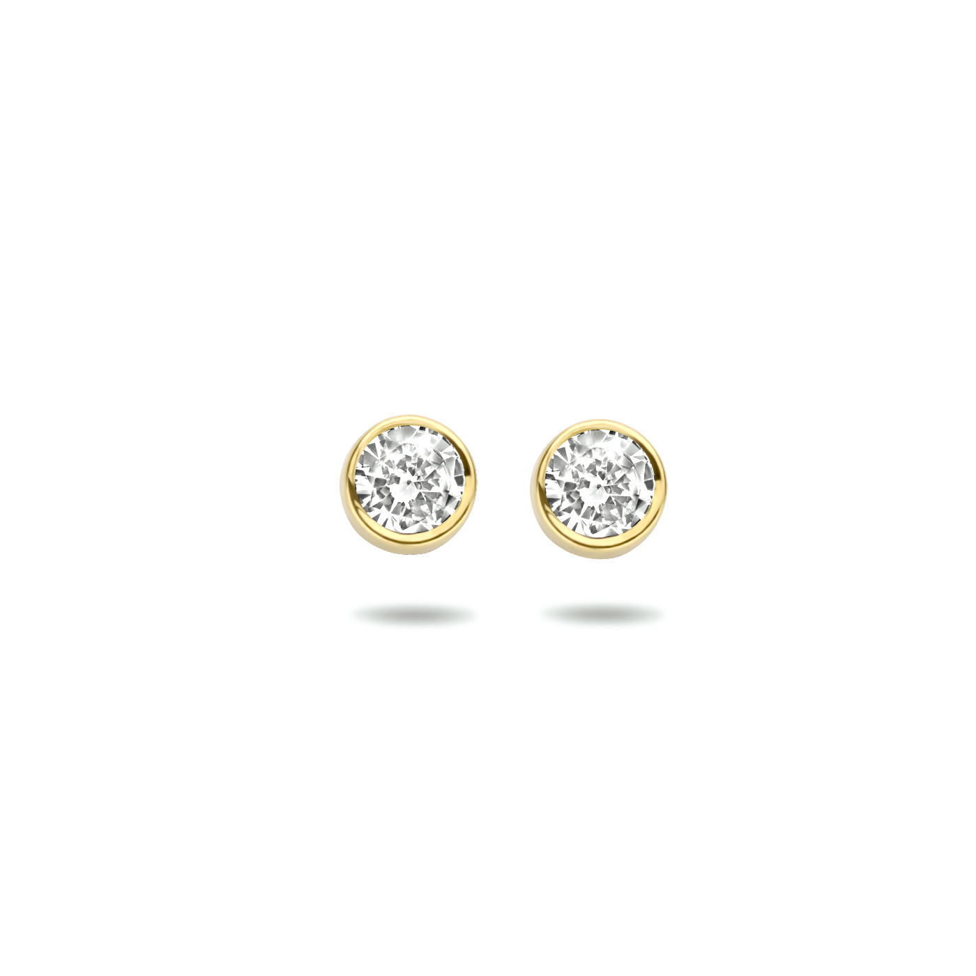 Deze prachtige geelgouden oorknoppen zijn bezet met een glinsterende zirkonia steen van 4.5 mm. De oorknoppen zijn elegant en tijdloos, waardoor ze perfect zijn voor dagelijks gebruik of speciale gelegenheden. Draag ze solo voor een subtiele look of combineer ze met andere oorsieraden voor een meer gedurfde uitstraling. Een absolute must-have voor elke sieradencollectie!
