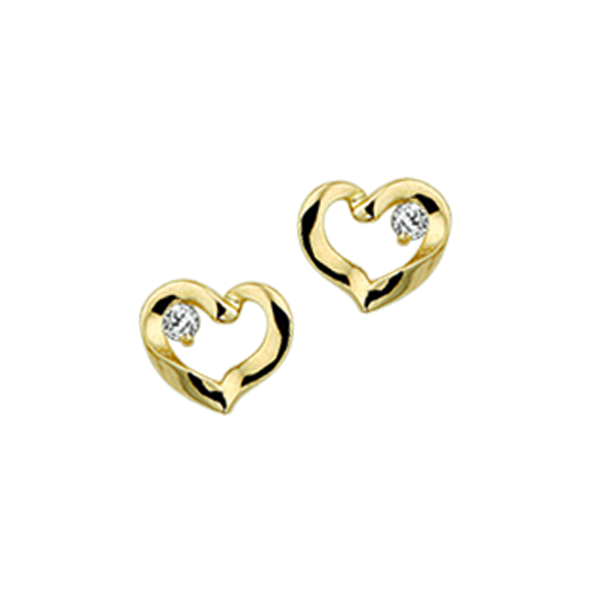 Beschrijving: Geelgouden oorknoppen met een hart en zirkonia.
Doelgroep: dames
Breedte: 6 mm
Hoogte: 5 mm
Zetting: solitaire (span zetting)