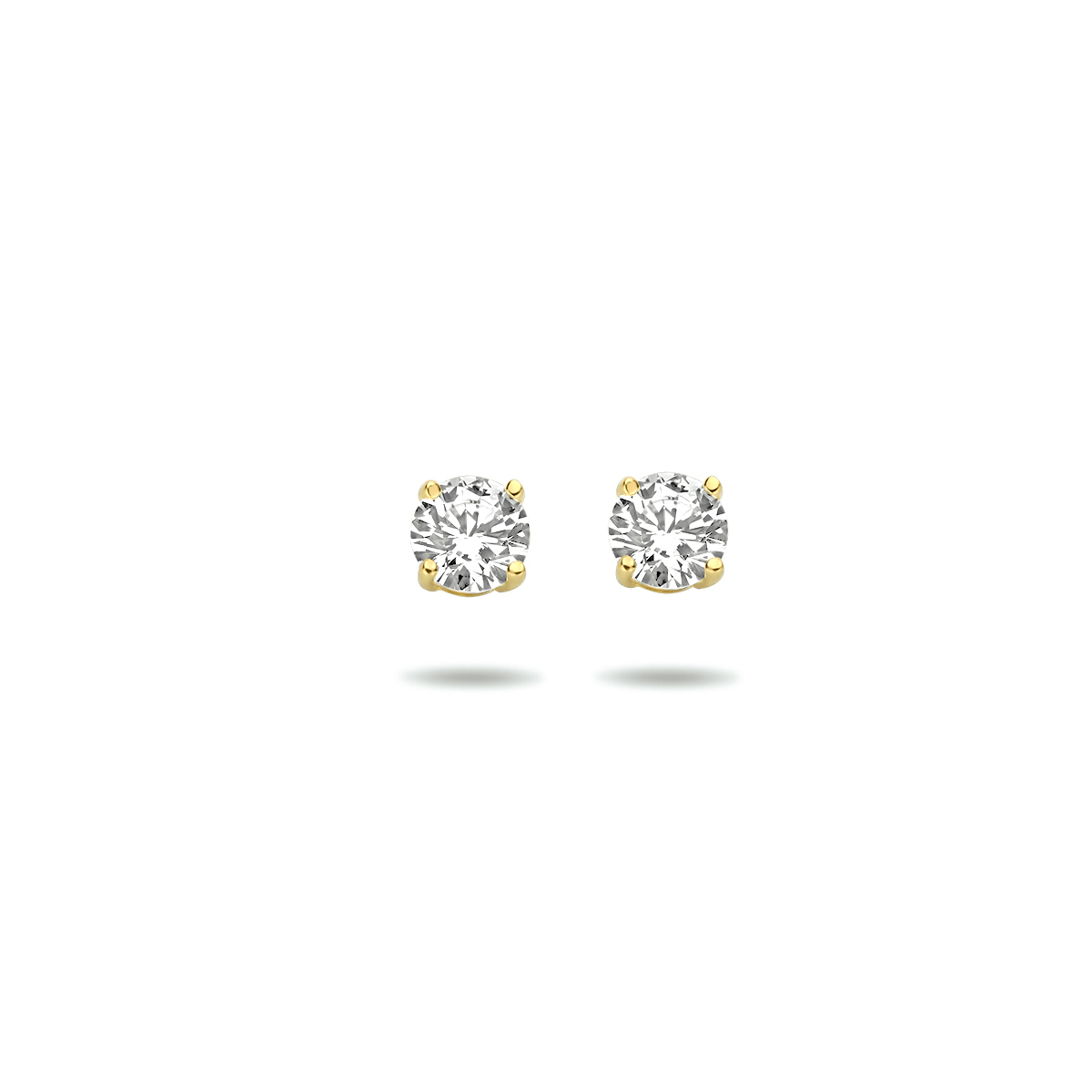 Beschrijving: Geelgouden oorknoppen met zirkonia. 
Uniekenummer serie: 27544
Verpakt per: 1
Doelgroep: dames
Zetting: solitaire (chatonzetting)