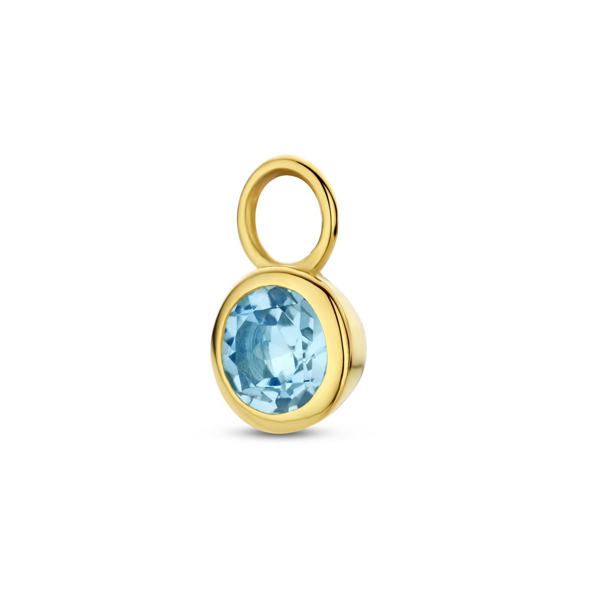 8.5 x 6 mm Goud December Topaas