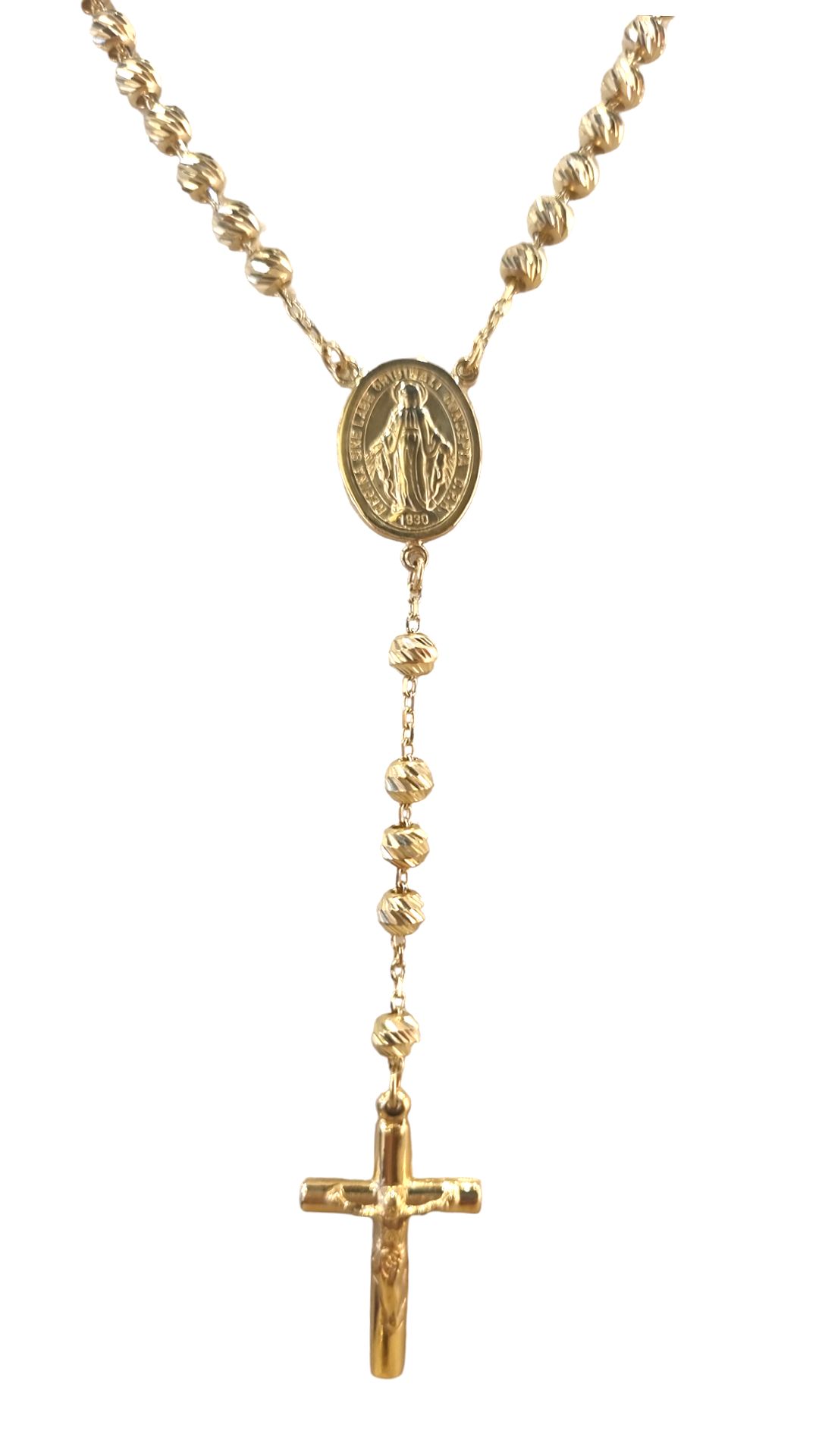 Dit collier van Louis Bros is vervaardigd uit 14 karaat geelgoud (12.64 gr). Het collier heeft een lengte van 60 cm.