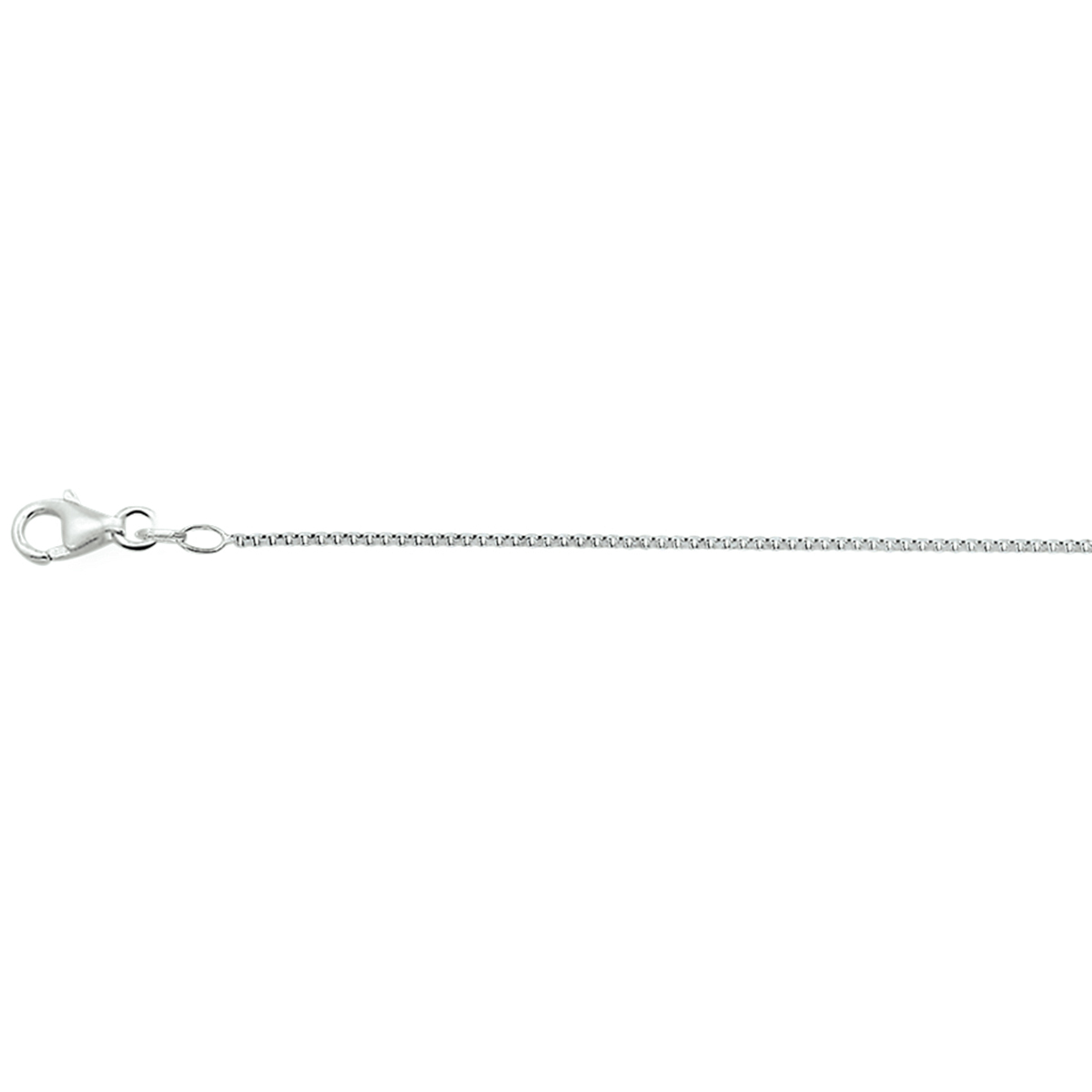 Al in het bezit van een mooie hanger? Dan is dit fijne collier de perfecte aanvulling. Witgouden collier met venetiaanse schakel. 
Doelgroep: unisex
Breedte: 1 mm
Langste lengte: 50 cm