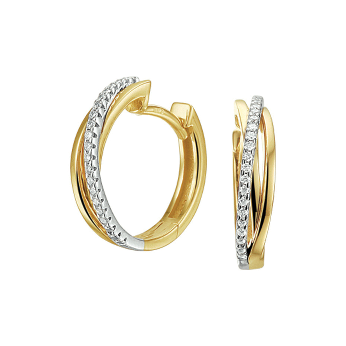 Beschrijving: Bicolor wit met geelgouden klapcreolen uitgevoerd met een chique rijzetting van zirkonia. De klapcreolen hebben een diameter van 16.5mm met een breedte van 3.5mm. De diamanten zijn 0.12ct. De klapcreolen zijn perfect te combineren met andere sieraden of met bijpassende sieraden uit onze collectie. Tip: Diamonds are girls best friend! Leuk om kado te doen aan je geliefde of dierbaren succes gegarandeerd!
Verpakt per: 1
Doelgroep: dames
Breedte: 3.5 mm