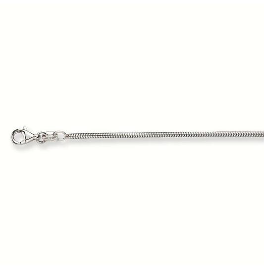 Lengte collier slang 50cm 2 mm 7.5 gram