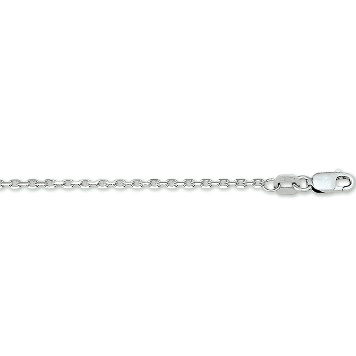 Beschrijving: Witgouden collier met anker schakel. 
Uniekenummer serie: 29722
Verpakt per: 1
Doelgroep: unisex
Breedte: 1.6 mm
Langste lengte: 45 mm