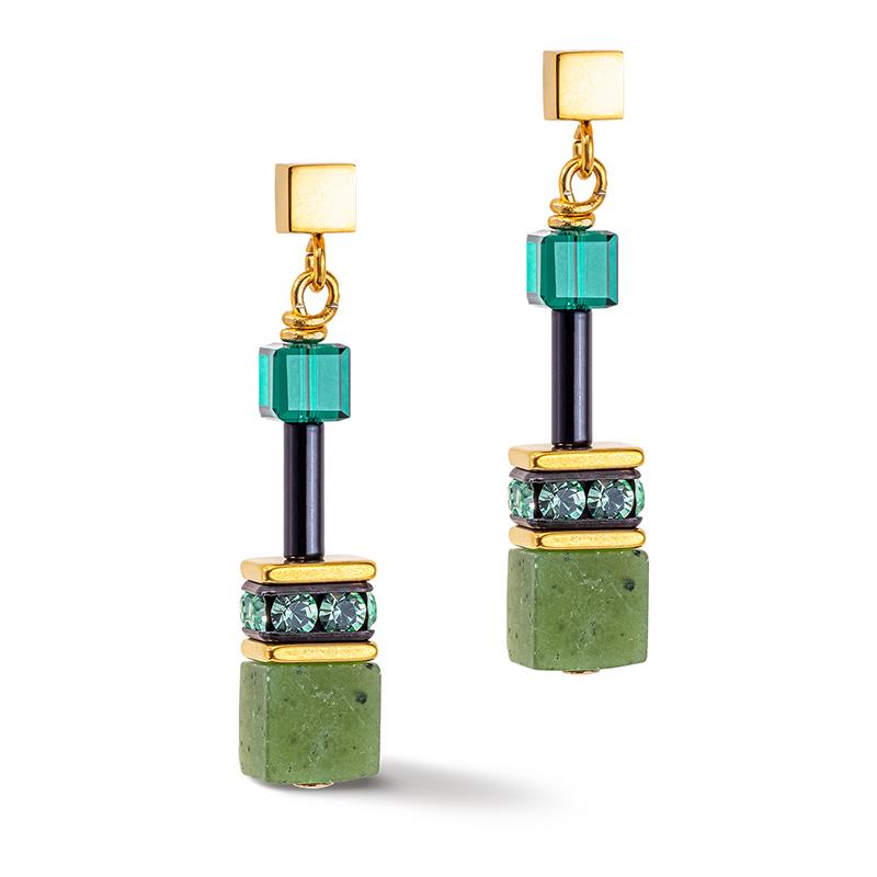 Coeur de Lion oorbellen green 4905/21-0500
