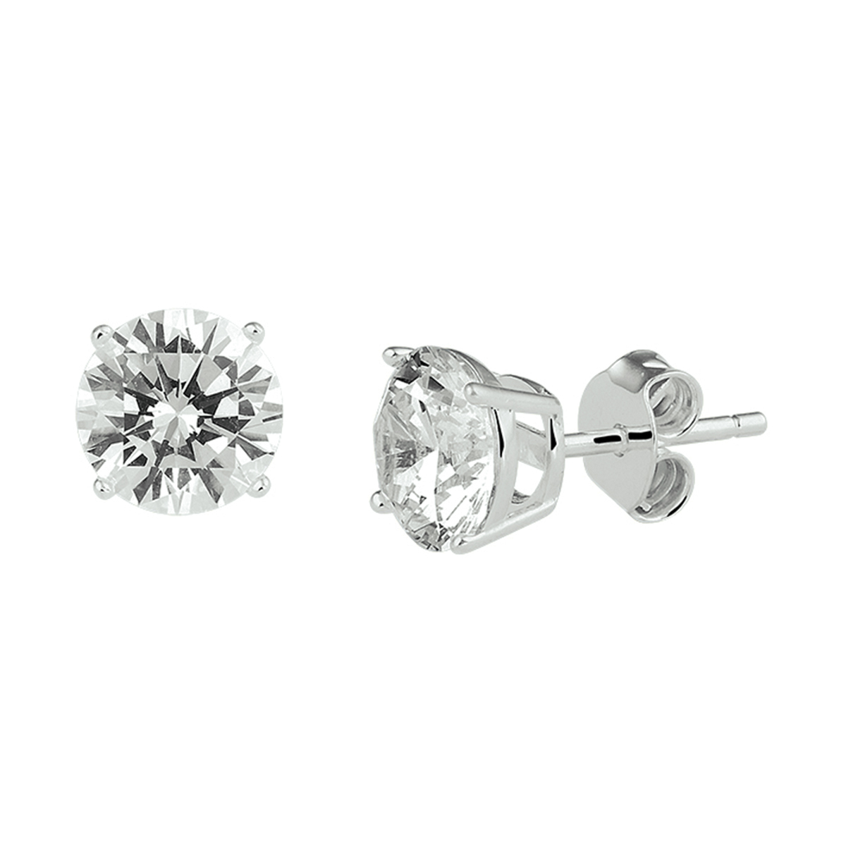 Beschrijving: Zilveren oorknoppen met zirkonia.
Doelgroep: dames
Zetting: solitaire (chatonzetting)