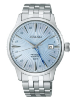 Seiko Pressage SSK037J1 Automatic heren pols horloge ook zeer geschikt voor een dame. Kast 40,5 met blauwe wijzerplaat Hardlex mineraal glas. Stalen schakelband met vouwsluiting. 5 ATM waterdicht.
