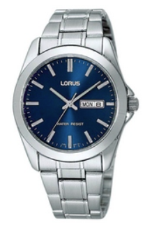 Lorus Quarts heren pols horloge model RJ603AX-9 staal met stalen band. 3 ATM waterdicht.