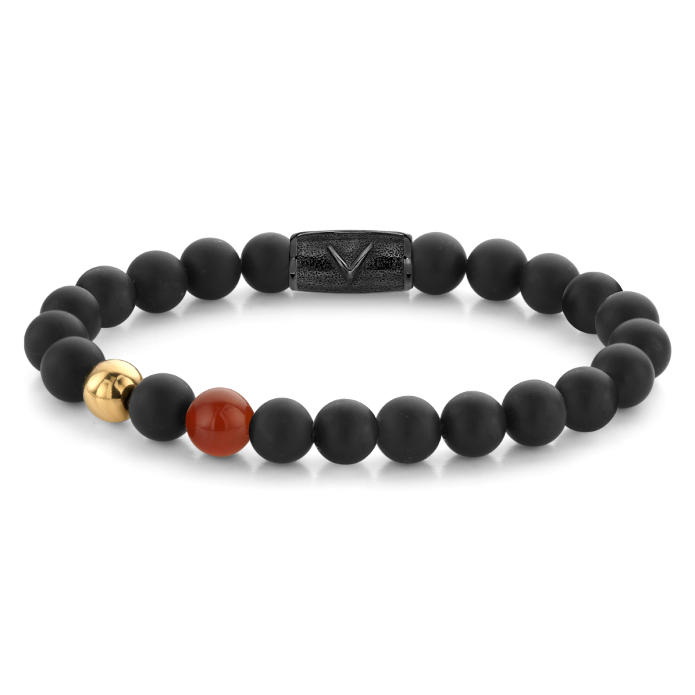 De Yellowgold & Red Eye-armband, model RR-8DV07-B-L, is een schitterende toevoeging aan elke sieradencollectie. Deze elegante armband is perfect voor zowel casual als formele gelegenheden. Draag deze armband solo voor een subtiele look, of combineer met andere sieraden voor een opvallende stijl. Onmisbaar voor iedereen die van luxe sieraden houdt.