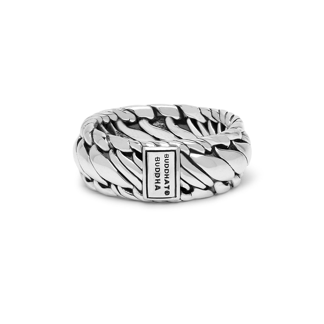 Buddha to Buddha - Edwin/Ben Small Ring Silver, Zilver 620 Maat: 22 - 001J026200122