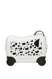 De Samsonite Dream2Go ride on koffer puppy 145033-9568 heeft een uniek ontwerp en praktische functies. Het beschikt over een schattige puppy-afbeelding, een ritssysteem en vier wielen voor soepel rijcomfort. De beste manier om het te dragen is door de uitschuifbare handgreep te gebruiken en het op de wielen te laten rollen. Deze koffer is perfect voor jonge reizigers die graag hun bagage meenemen in stijl.

Afmetingen: Hoogte 38 x breed 52 x diep 21 cm
Grootte Handbagage
Volume 30 L
Buitenkant: De schalen zijn gemaakt met minstens 70% gerecycleerd polypropyleen, dat deel uitmaakt van ons Recyclex™ Material Technology Initiative.
Gerecycleerd plastic
De schalen zijn gemaakt met een equivalent van 253 yoghurt potjes van 4g.
Groene elektriciteit
Voor de productie van de schalen en de assemblage van het finale product wordt groene elektriciteit gebruikt.
In Europa vervaardigd Ja