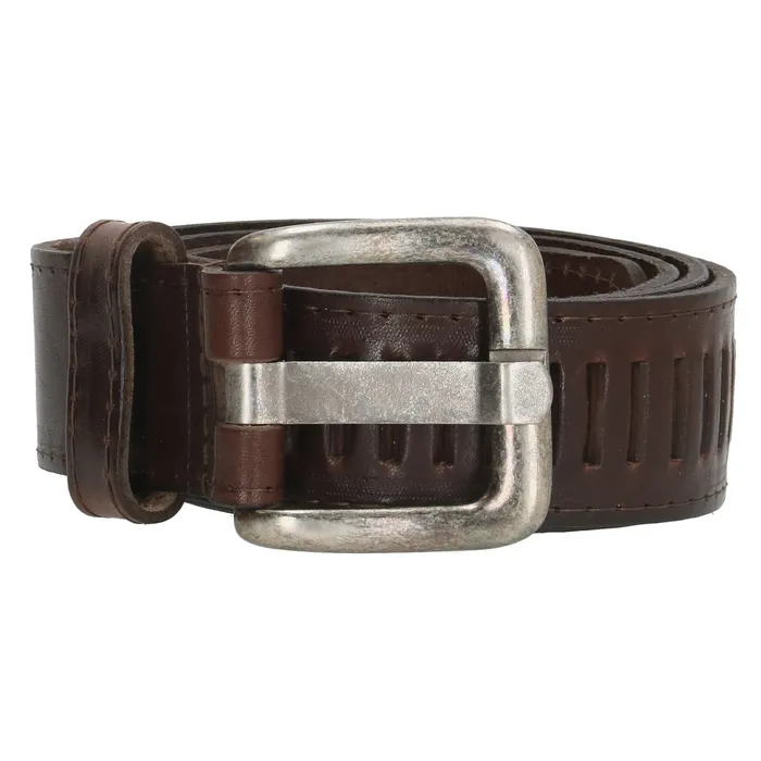 De Hide & Stitches Lubbock riem in donkerbruin is gemaakt van hoogwaardig leer met een subtiele textuur. De riem is 115 cm lang en heeft een klassieke gesp voor een tijdloze uitstraling. Draag deze riem om je taille voor een verfijnde touch aan je outfit. Combineer met een jeans of over een jurk voor een chique look.
