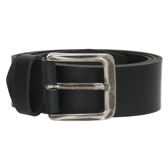De Hide & Stitches Lubbock riem heeft een klassiek design met een moderne twist. De riem is 115 cm lang en zwart van kleur, waardoor hij gemakkelijk te combineren is met verschillende outfits. De riem is gemaakt van hoogwaardig leer en heeft een stevige gesp voor een secure pasvorm. Draag de riem om je taille met een mooie broek of over een jurk voor een trendy look.