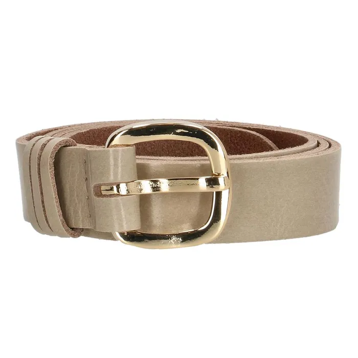 De Hide & Stitches El Paso riem is gemaakt van hoogwaardig leer in crèmekleur. Het heeft een unieke stikselafwerking en een klassieke gesp. Deze riem is perfect voor het toevoegen van een verfijnde touch aan elke outfit. Draag hem om je taille voor een gestroomlijnde look of losjes om je heupen voor een meer nonchalante uitstraling. Comfortabel en stijlvol, deze riem is een must-have accessoire.