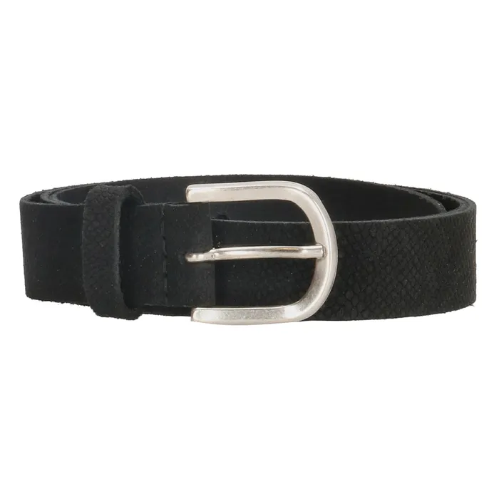 Dit mooie Hide & Stitches El Paso riem is gemaakt van hoogwaardig zwart leer en heeft een lengte van 85 cm. De riem is voorzien van subtiele stiksels en een elegante gesp, waardoor hij perfect is voor elke gelegenheid. Draag hem om je taille om een outfit af te maken of draag hem losjes over een jurk voor een boho-look. Deze riem is een tijdloos accessoire dat niet mag ontbreken in jouw garderobe.