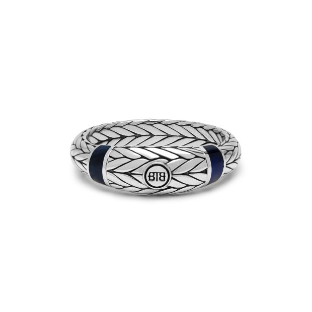 Ring Ellen Tigereye Navy maat 17