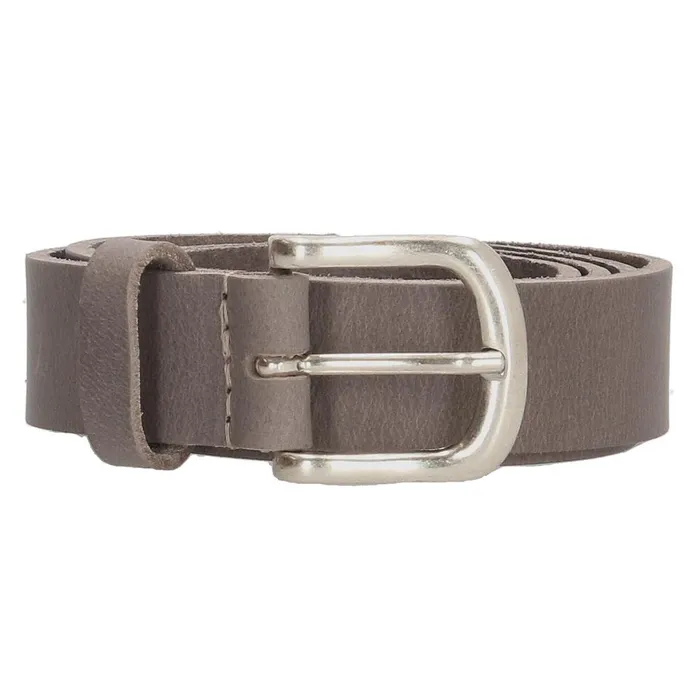 De Hide & Stitches El Paso riem in grijs is gemaakt van hoogwaardig leer en heeft een lengte van 105 cm. De riem is voorzien van  een stoere gesp en subtiele stiksels voor een modieuze uitstraling. Ideaal voor het toevoegen van een vleugje stijl aan elke outfit. Draag hem om je taille met een jeans of over een jurk voor een trendy look.