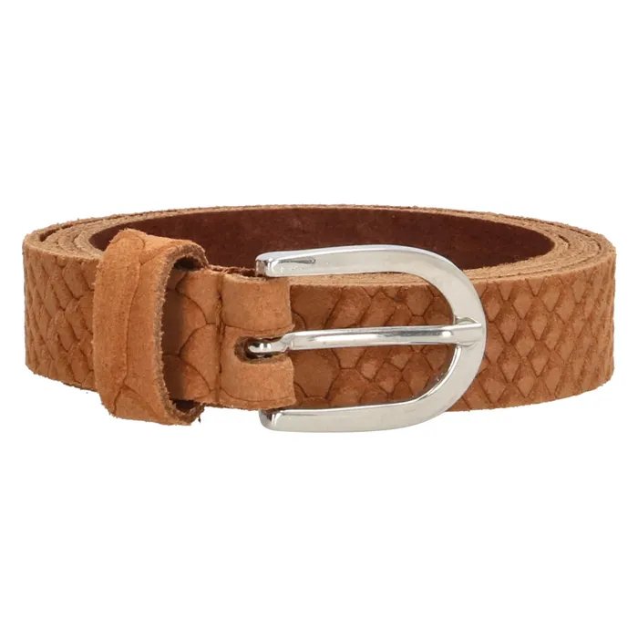 Deze riem van Hide & Stitches heeft een taupe kleur en is 85 cm lang. Het heeft een stijlvolle look met verborgen stiksels en is gemaakt van hoogwaardig leer. Draag hem om je taille voor een trendy touch aan je outfit. Perfect te combineren met zowel casual als formele kledingstukken. Maak je look compleet met deze prachtige riem!