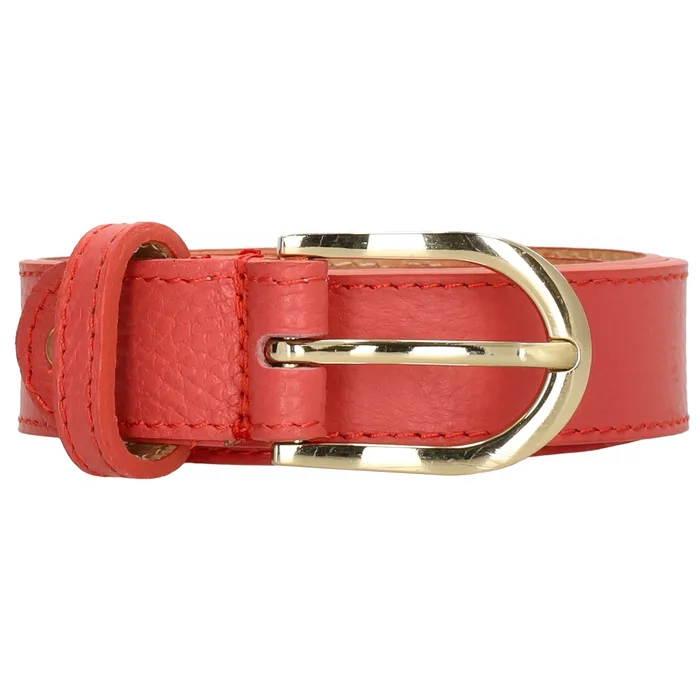 De Charm London Anna riem heeft een lengte van 95 cm en is uitgevoerd in de kleur fuchsia. Deze opvallende riem is perfect om je outfit een stijlvolle touch te geven. Draag hem om je taille over een jurk, op een broek of over een blouse voor een speelse look. De riem is gemaakt van hoogwaardig materiaal en geeft iedere outfit een luxe uitstraling.