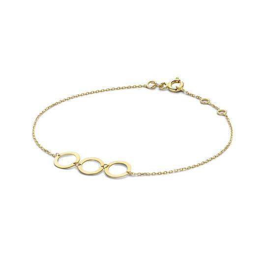 Jackie gouden armband circles