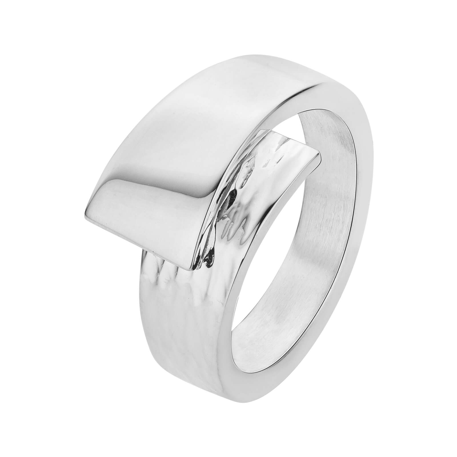 Een zilveren ring van Nol Sieraden.