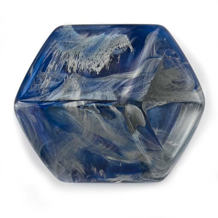 Cube Jeans Shiny Blauw