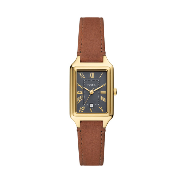 Dit prachtige Fossil Goudkleurig Dames Horloge ES5303 is voorzien van een elegante goudkleur en een stijlvol design. Het horloge is waterdicht tot 5 ATM en heeft rechthoekig 23-30mm. Draag dit horloge met zowel casual als formele outfits voor een chique uitstraling. Maak je look compleet met dit tijdloze accessoire. Perfect voor elke gelegenheid!
