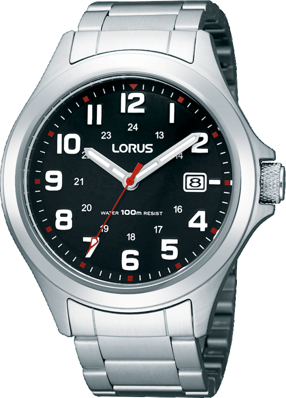 Dit is een herenhorloge van het merk Lorus. Het is een analoog horloge gemaakt van staal. De diameter van de kast is 42 mm mm en de kast is 10.5 mm mm dik.
De verdere specificaties van het horloge zijn als volgt:
Kastvorm: rond
Kastkleur: zilverkleurig
Kastmateriaal: staal
Bandbreedte: 20 mm
Bandlengte: 257 mm
Sluiting: vouwsluiting met drukker
Wijzerplaatkleur: zwart
Glassoort: hardlex mineraal glas
Waterdichtheid: 10 ATM
Techniek: quartz
