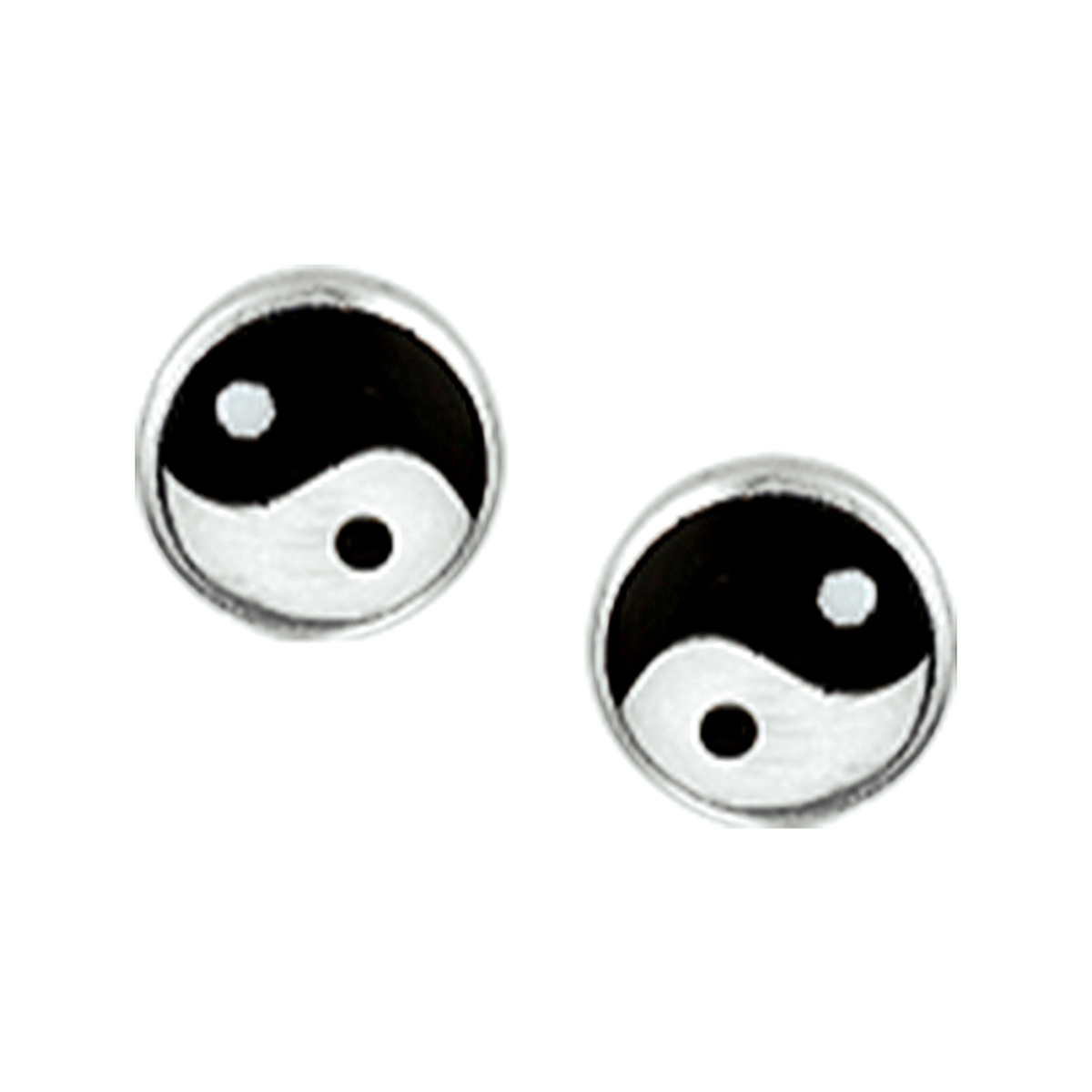 Beschrijving: Zilveren emaille Yin en Yang oorknoppen uitgevoerd met witte en zwart emaille met een afmeting van 5mm en uitgevoerd met een stevige poussette sluiting. Yin en Yang staat voor zaken die elkaar aanvullen. Bijvoorbeeld de man en de vrouw water en vuur zomer en winter. Het een kan niet zonder het ander bestaan. Tip: Leuk om kado te geven aan je geliefde of dierbare.
Doelgroep: dames