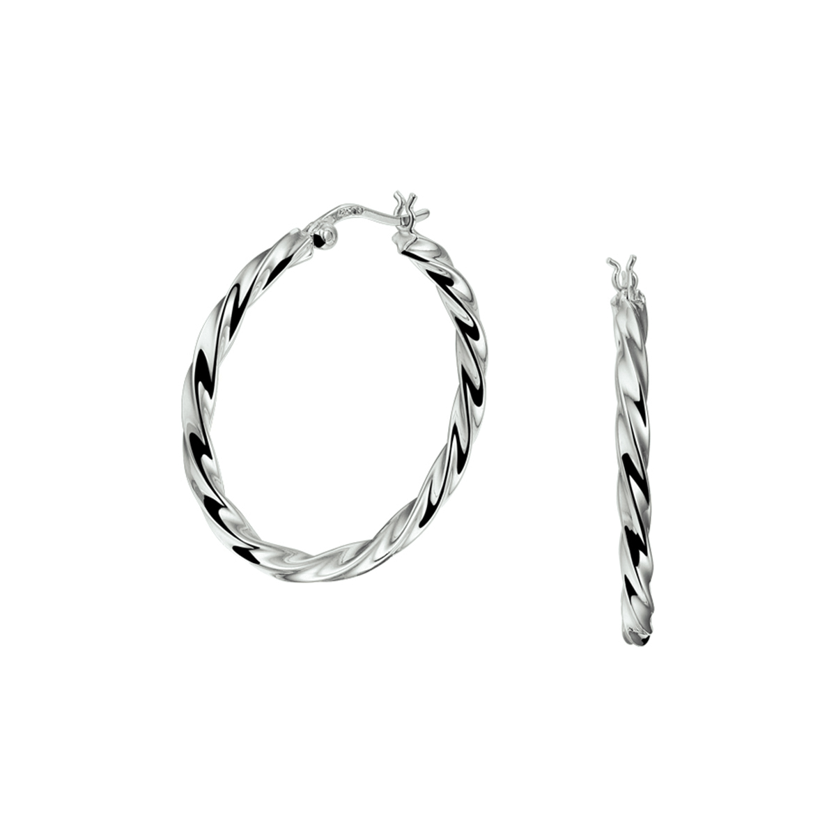 Beschrijving: Klassieke gerhodineerd zilveren creolen met een afmeting van 35.5x3mm uitgevoerd met een gedraaide buis en een stevige scharnier sluiting. Info: Gerhodineerd zilver is door de rhodiumlaag beter bestand tegen verkleuren en krassen.
Verpakt per: 1
Doelgroep: dames
Breedte: 3 mm