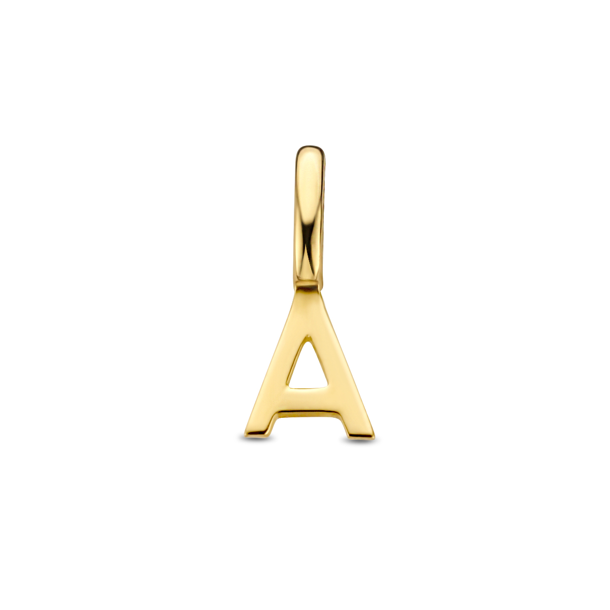 14k Geelgouden hanger in de vorm van een letter