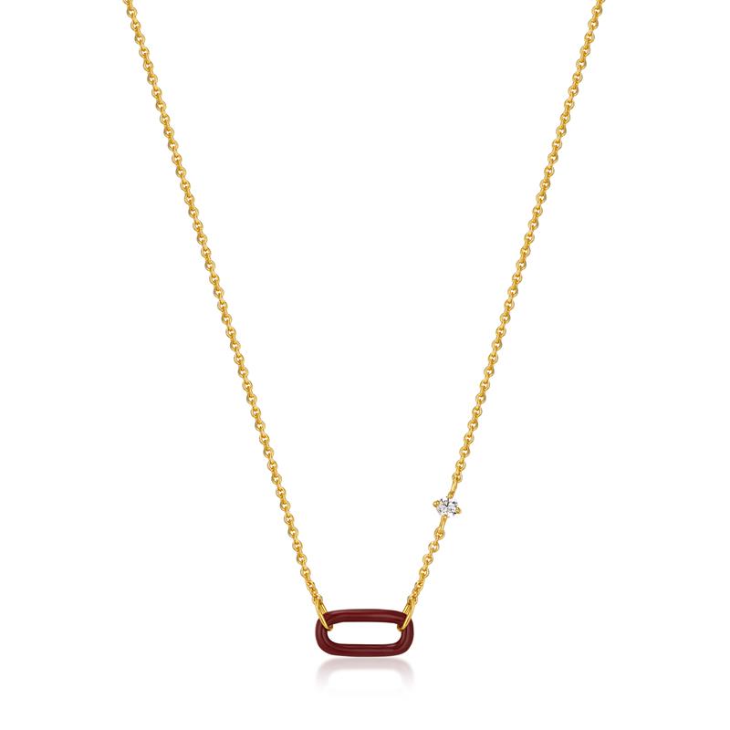 Deze collier is van het merk Ania Haie. Het is een damessieraad gemaakt van zilver. De collier is goud van kleur.
De verdere specificaties van de collier zijn als volgt:
Steensoort: Zirkoon