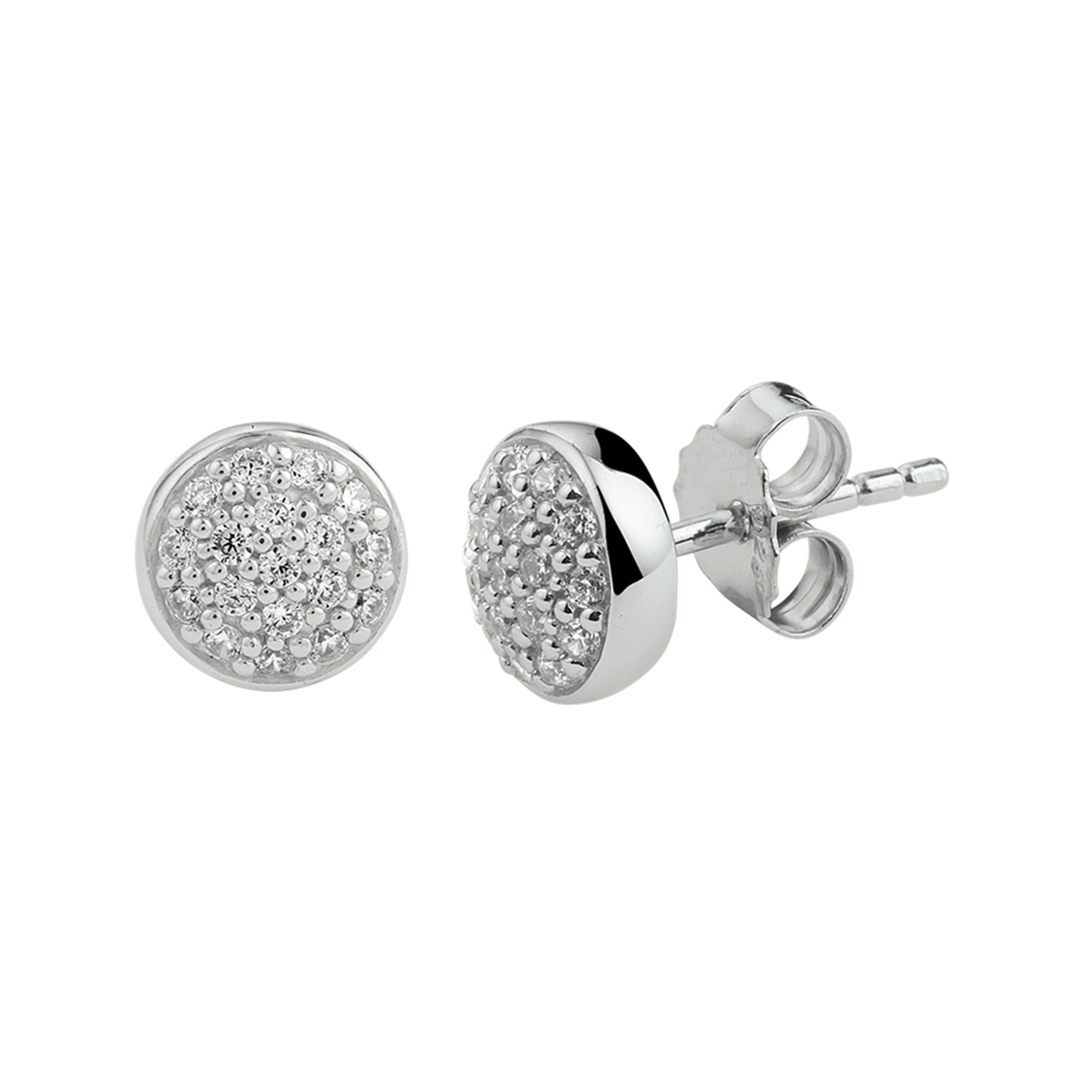 Beschrijving: Chique gerhodineerd zilveren oorknoppen met een luxe pave van briljant geslepen zirkonia. De oorknoppen hebben een diameter van 7.5mm en een stevige pouchette sluiting.De oorknoppen zijn perfect te combineren met bijpassende sieraden uit onze collectie. INFO: Gerhodineerd zilver is door de rhodiumlaag beter bestand tegen verkleuren en krassen.
Verpakt per: 1
Doelgroep: dames
Zetting: pave