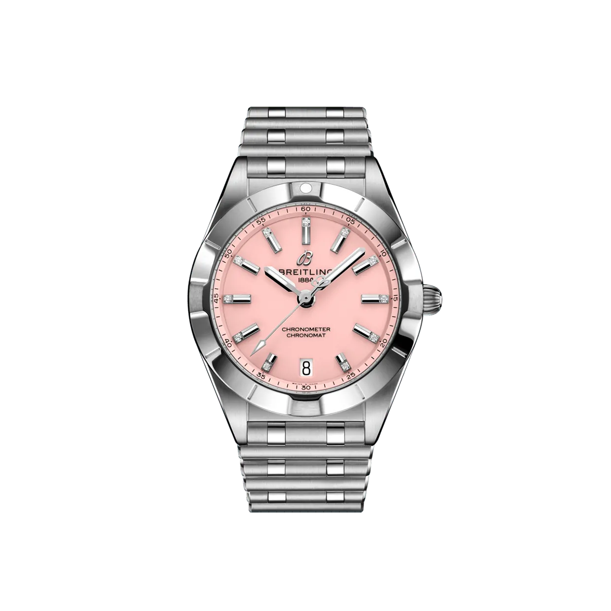 Dit Breitling horloge behoort tot de Breitling Chronomat collectie. 
Referentienummer: A77310101K1A1
Caliber: Breitling 77
