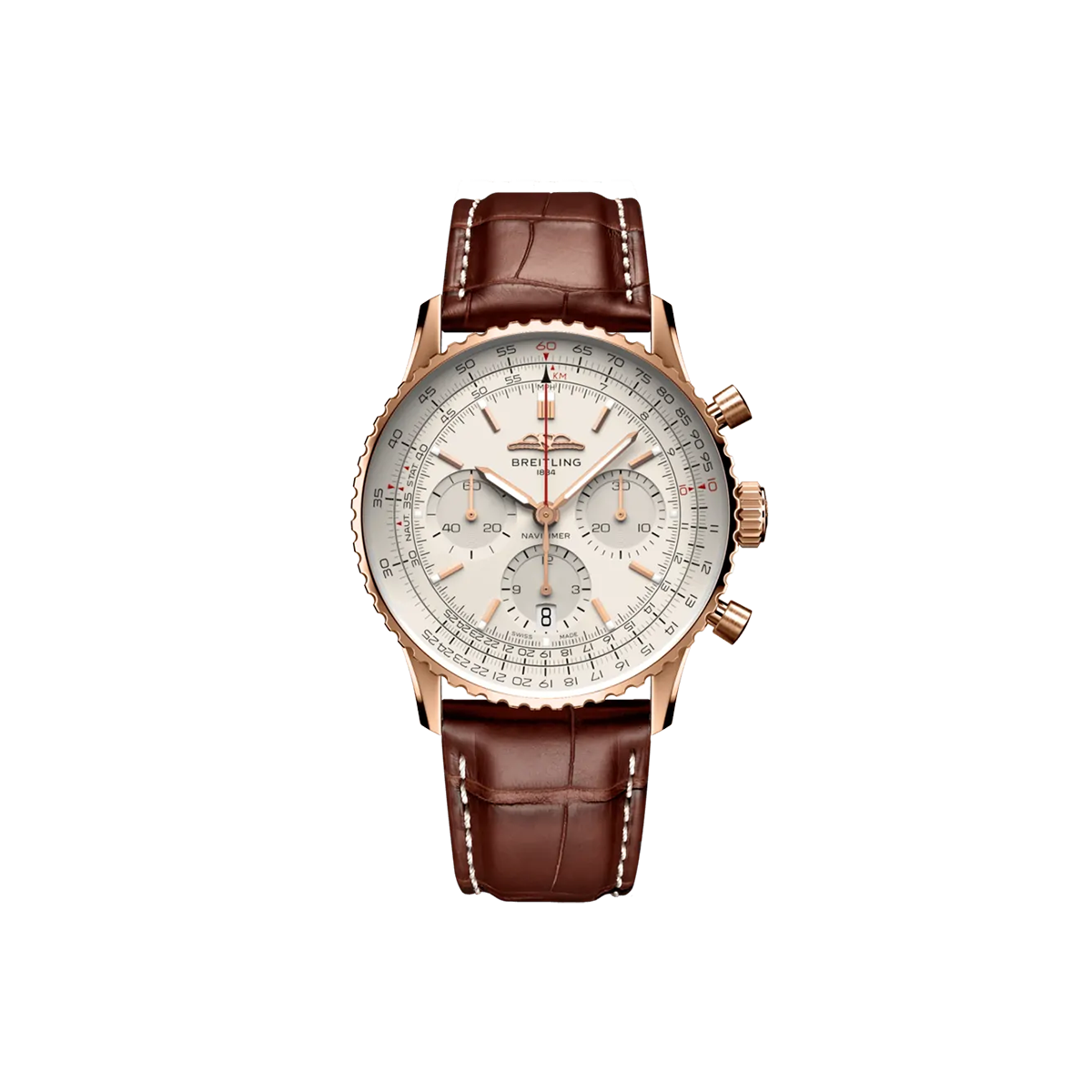 Dit Breitling horloge behoort tot de Breitling Navitimer collectie. 
Referentienummer: RB0139211G1P1
Caliber: Breitling 01 (Manufacture)
