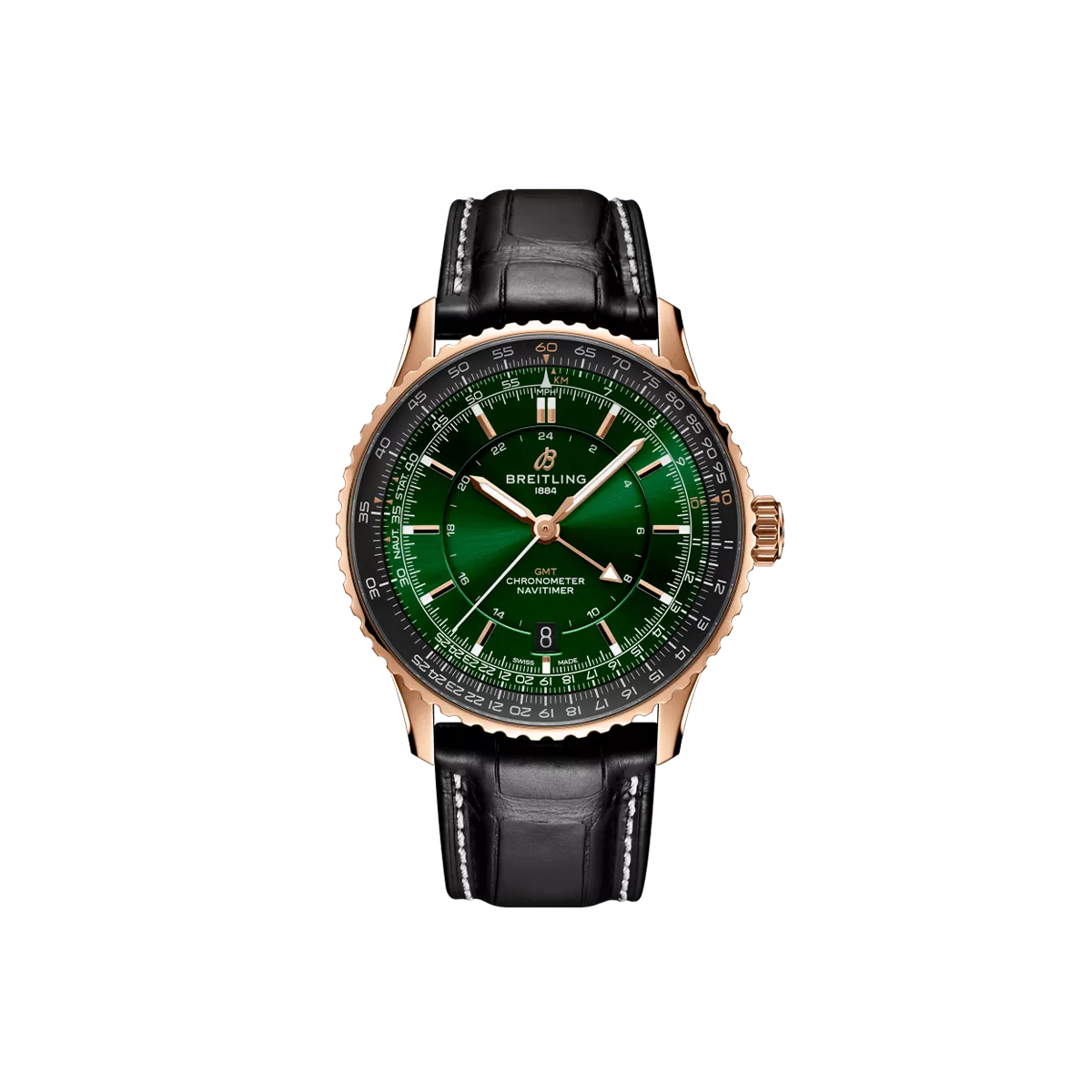 Dit Breitling horloge behoort tot de Breitling Navitimer collectie. 
Referentienummer: R32310251L1P1
Caliber: Breitling 32
