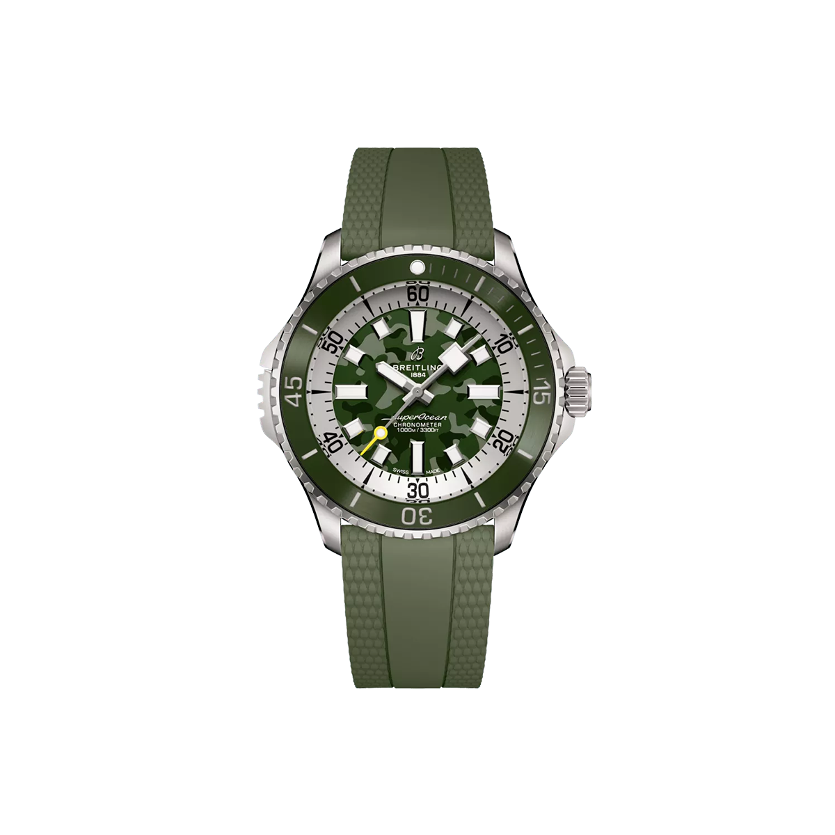 Dit Breitling horloge behoort tot de Breitling Superocean collectie. 
Referentienummer: E10379D31L1S1
Caliber: Breitling 10
