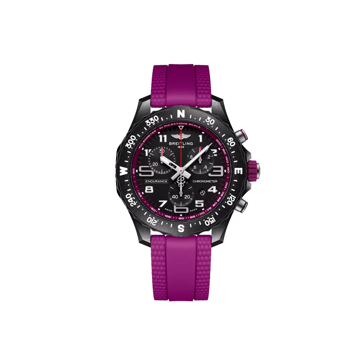 Dit Breitling horloge behoort tot de Breitling Professional collectie. 
Referentienummer: X83310F61B1S1
Caliber: Breitling 83
