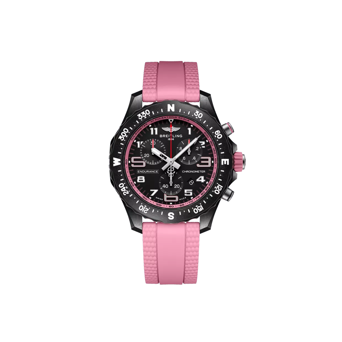 Dit Breitling horloge behoort tot de Breitling Professional collectie. 
Referentienummer: X83310D41B1S1
Caliber: Breitling 83
