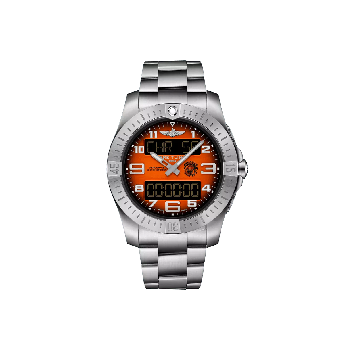 Dit Breitling horloge behoort tot de Breitling Professional collectie. 
Referentienummer: EB70101A1O1E1
Caliber: Breitling B70 (Manufacture MMT)

